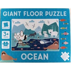 Galt Giant 30 Piece Floor Jigsaw Puzzle Ocean Illustrated by Sally Payne